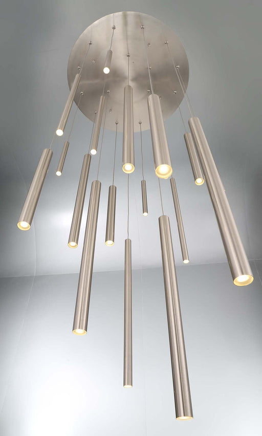 Eurofase 31445-025 Santana 24" Satin Nickel LED Chandelier