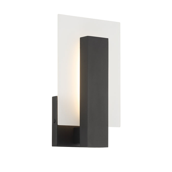 Eurofase 45720-017 Carta 12" Matte Black LED Outdoor Wall Light