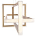 Eurofase 39323-026 Bordo 38" Satin Gold Paint LED Chandelier