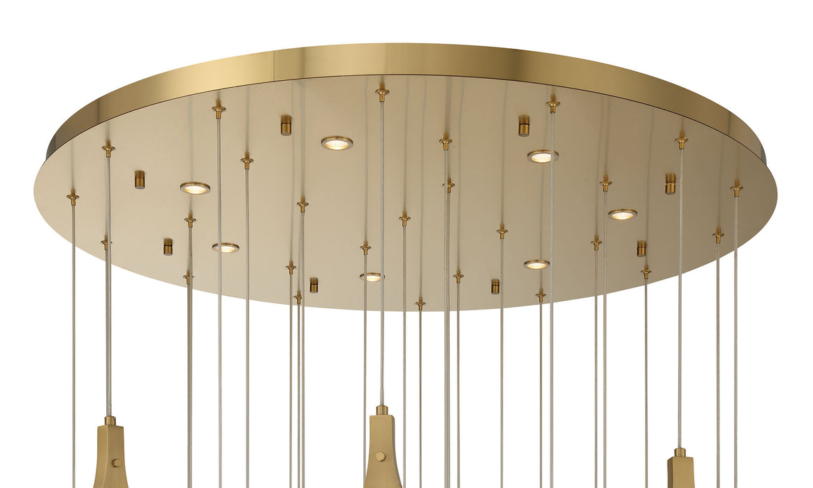 Eurofase 49920-024 Jateo 40" Gold LED Chandelier