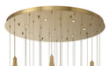 Eurofase 49920-024 Jateo 40" Gold LED Chandelier