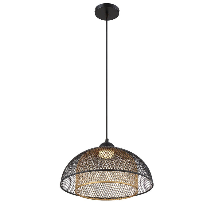 Eurofase 35945-017 Kenmore 16" Matte Black LED Pendant Light