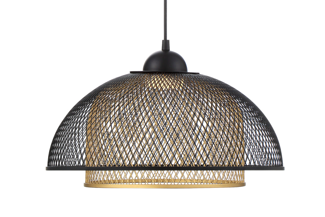 Eurofase 35945-017 Kenmore 16" Matte Black LED Pendant Light