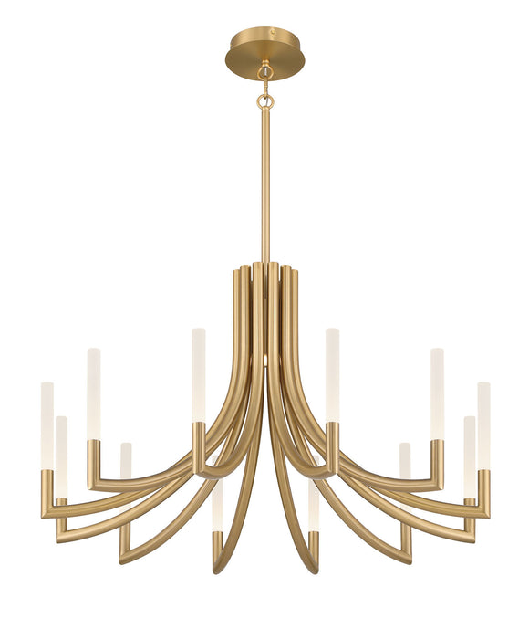 Eurofase 49011-012 Olette 36" Gold LED Chandelier