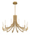 Eurofase 49011-012 Olette 36" Gold LED Chandelier