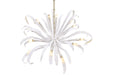 Eurofase 46433-022 Kagra 56" Distressed White Chandelier