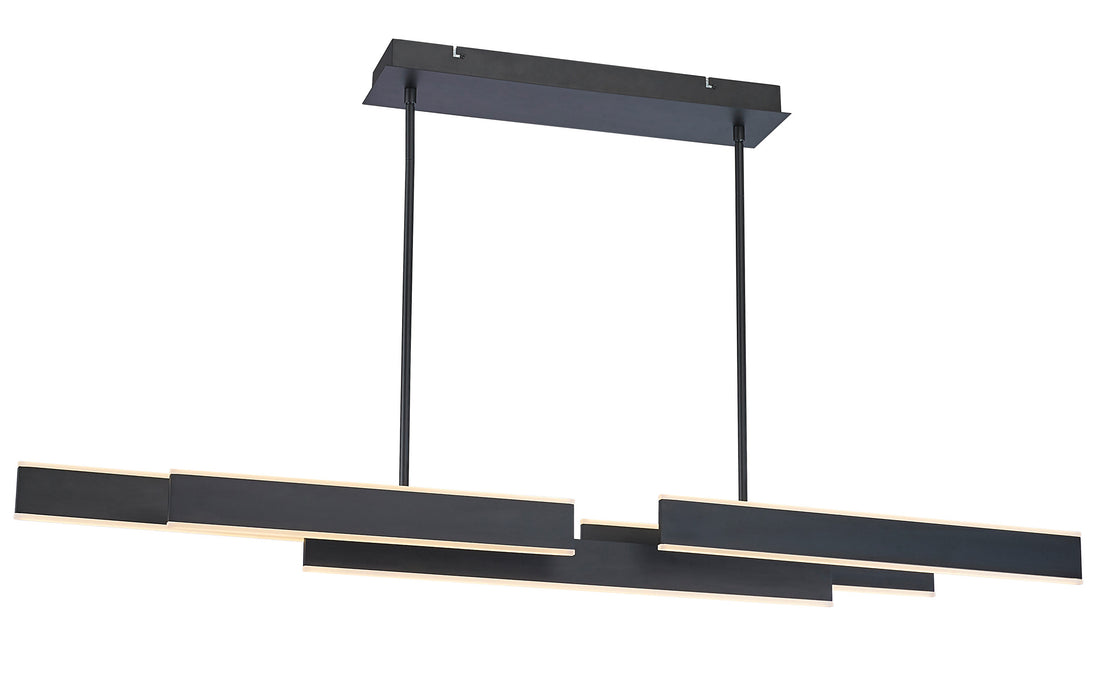 Eurofase 37065-010 Cameno 55" Matte Black LED Chandelier