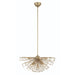 Eurofase 46762-023 Dendelio 30" Matte Gold Chandelier