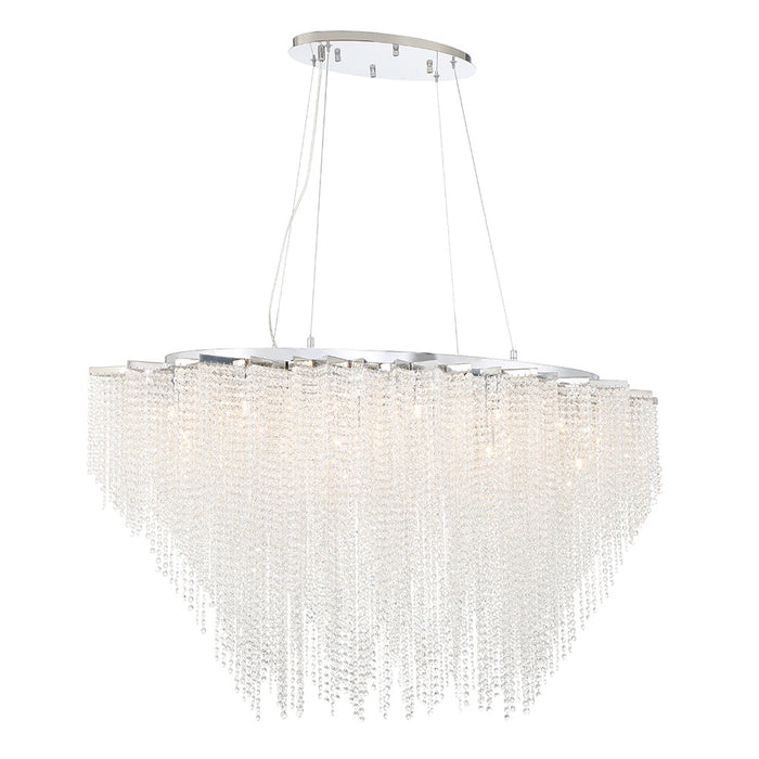 Eurofase 43884-018 Cohen 48" Chrome Chandelier