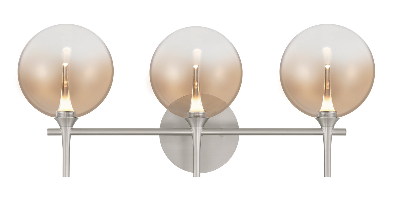 Eurofase 48914-031 Iissa 3-Light Satin Nickel LED Vanity Light