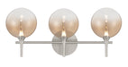 Eurofase 48914-031 Iissa 3-Light Satin Nickel LED Vanity Light