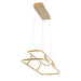 Eurofase 43877-027 Cadoux 44" Matte Gold LED Chandelier