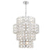 Eurofase 44289-010 Perrene 45" Chrome Chandelier