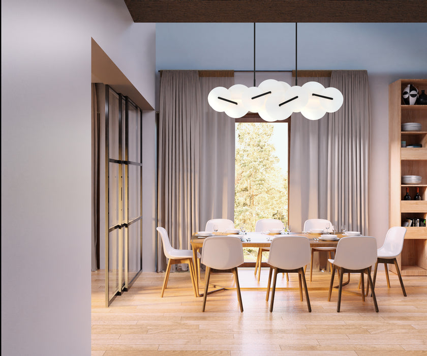 Eurofase 47210-011 Nuvola 56" Gold LED Chandelier