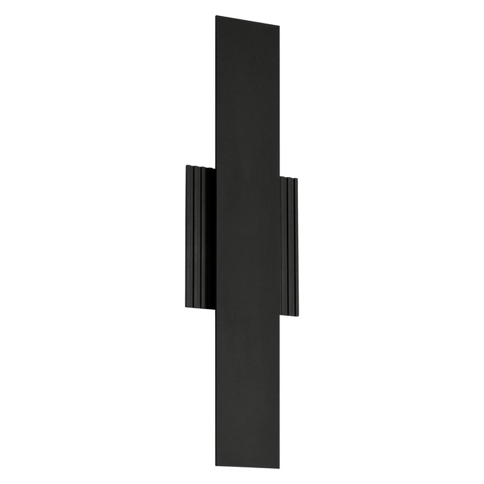 Exterior Wall Sconce Thesis 207712A Jacks 22 inch Textured Black 5CCT LED Exterior Wall Sconce THESIS