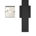 Exterior Wall Sconce Thesis 207712A Jacks 22 inch Textured Black 5CCT LED Exterior Wall Sconce THESIS