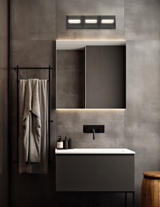 Eurofase 28020-023 Olson 18" Matte Black LED Vanity Light