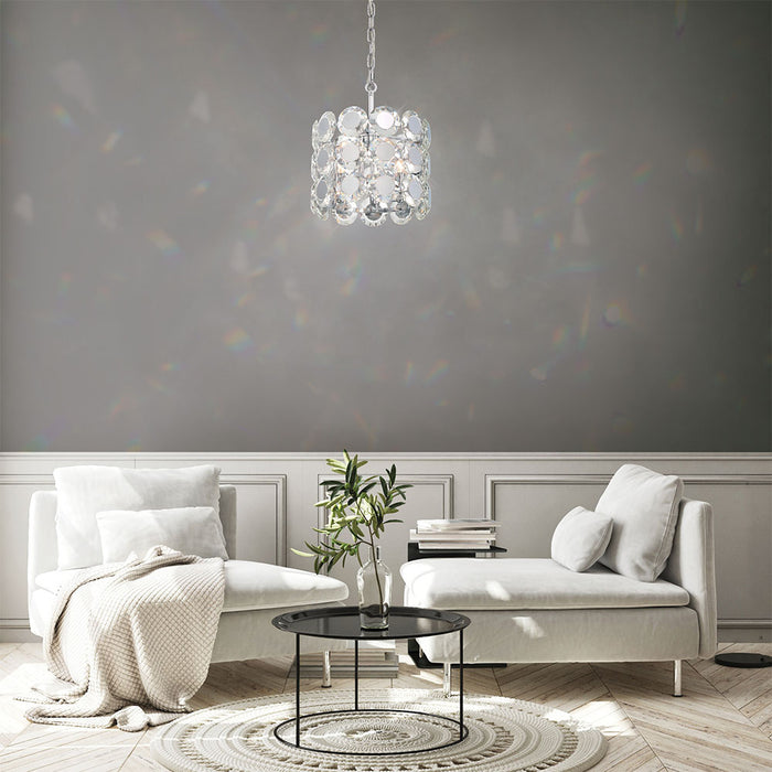 Eurofase 44284-015 Perrene 14" Chrome Chandelier