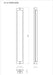 Eurofase 48963-015 Tribek 46" Gold LED Outdoor Wall Light
