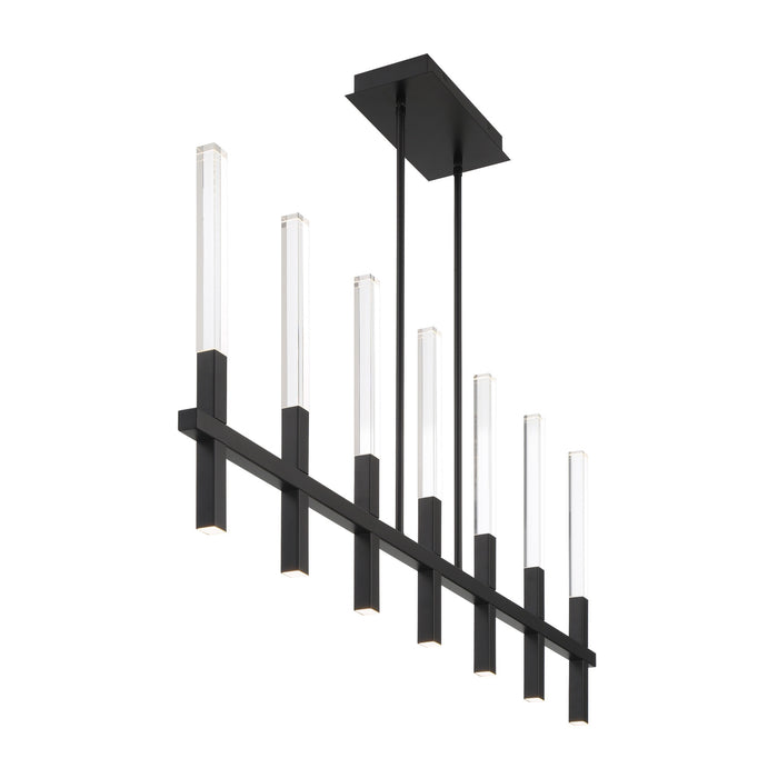 Eurofase 46476-012 Benicio 46" Matte Black LED Chandelier