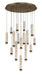 Eurofase 50131-020 Cambre 32" Antique Brass LED Chandelier