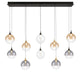Eurofase 48934-046 Iissa 47" Gold-Black Mix LED Chandelier