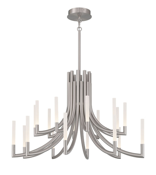 Eurofase 49012-026 Olette 42" Brushed Nickel LED Chandelier