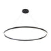 Eurofase 31473-026 Spunto 61" Matte Black LED Chandelier