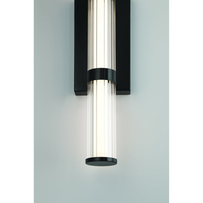 Eurofase 47124-028 Fayton 21" Matte Black LED Outdoor Wall Light