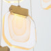 Eurofase 38043-017 Paget 20" Matte Gold LED Chandelier