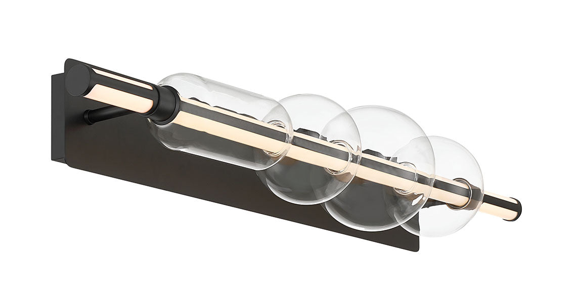 Eurofase 50051-014 Lucent 40" Matte Black LED Vanity Light