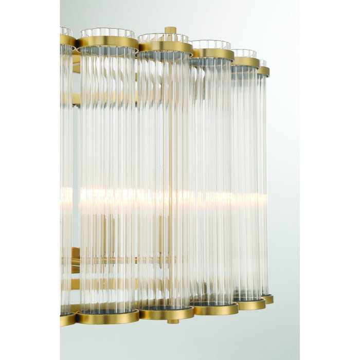 Eurofase 47239-012 Glasbury 24" Gold Chandelier
