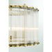 Eurofase 47239-012 Glasbury 24" Gold Chandelier