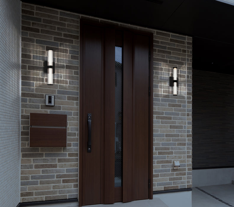 Eurofase 47123-021 Fayton 14" Matte Black LED Outdoor Wall Light