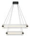 Eurofase 50054-022 Neoness 34" Matte Black LED Chandelier