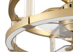 Craftmade ALS24SB3 Alexis 18" Ceiling Fan Fandelier Satin Brass LightStoreUSA
