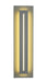Outdoor Wall Light Avenue Lighting AV3218-SLV Avenue Outdoor 18"H Raised Panel LED Wall Sconce in Silver Avenue Lighting