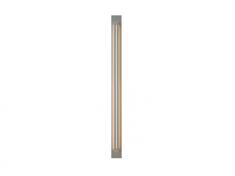 Outdoor Wall Light Avenue Lighting AV3268-SLV Avenue Outdoor 68"H Raised Panel LED Wall Sconce in Silver Avenue Lighting