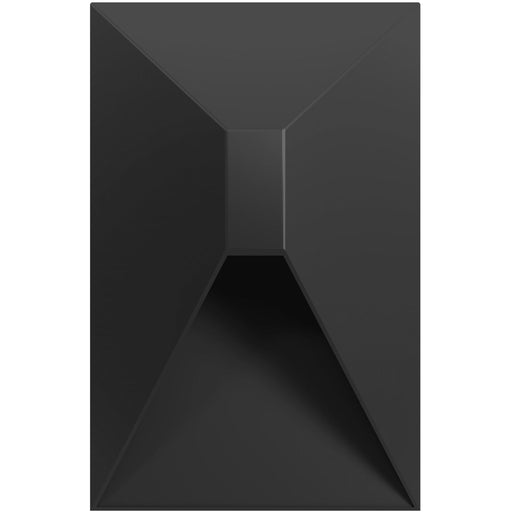 Outdoor Wall Light Avenue Lighting AV5008-BK-5CCT Avenue Outdoor 8"H 5-CCT Rectangular LED Wall Sconce in Black Avenue Lighting