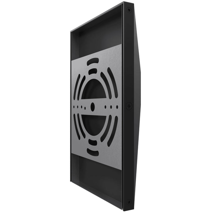 Outdoor Wall Light Avenue Lighting AV5008-BK-5CCT Avenue Outdoor 8"H 5-CCT Rectangular LED Wall Sconce in Black Avenue Lighting