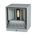 Outdoor Wall Light Avenue Lighting AV9887-SLV Avenue Outdoor 5"W Cube Up/Down 3000K LED Wall Sconce in Silver Avenue Lighting