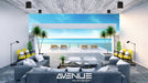 Outdoor Ceiling Light Avenue Lighting AV9888-BLK Avenue Outdoor 8"H 3000K LED Flushmount in Black Avenue Lighting
