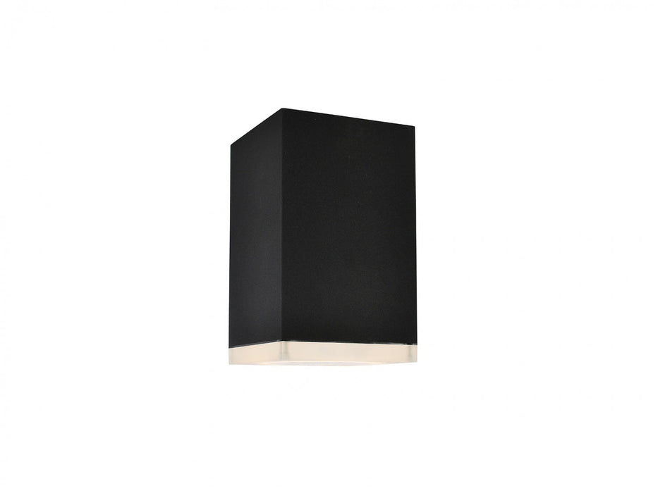 Outdoor Ceiling Light Avenue Lighting AV9888-BLK Avenue Outdoor 8"H 3000K LED Flushmount in Black Avenue Lighting