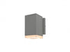 Outdoor Wall Light Avenue Lighting AV9891-SLV Avenue Outdoor 6"H 3000K LED Wall Sconce in Silver Avenue Lighting