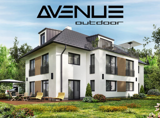 Outdoor Wall Light Avenue Lighting AV9892-BLK Avenue Outdoor 20"H 3000K LED Wall Sconce in Black Avenue Lighting