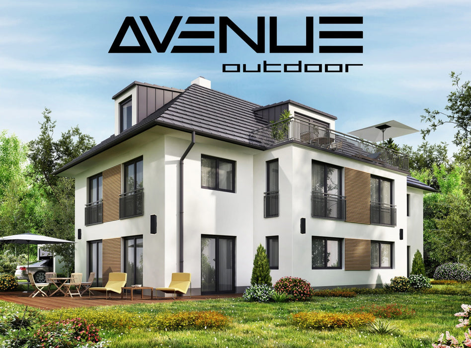Outdoor Wall Light Avenue Lighting AV9892-BLK Avenue Outdoor 20"H 3000K LED Wall Sconce in Black Avenue Lighting