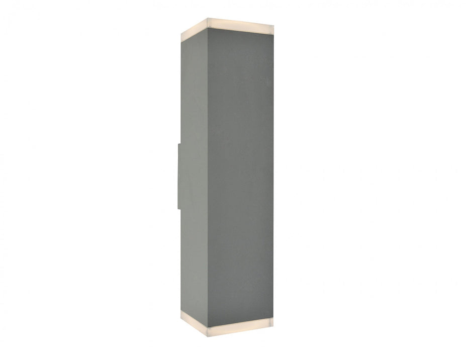 Outdoor Wall Light Avenue Lighting AV9892-SLV Avenue Outdoor 20"H 3000K LED Wall Sconce in Silver Avenue Lighting