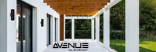 Outdoor Wall Light Avenue Lighting AV9893-BLK Avenue Outdoor 12"H Up/Down 3000K LED Wall Sconce in Black Avenue Lighting