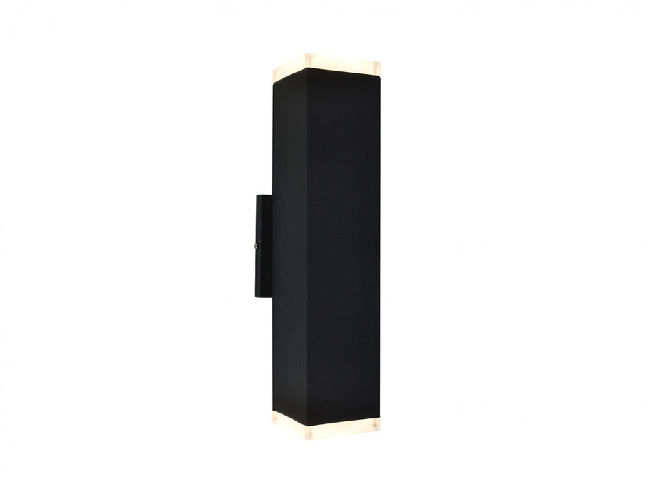 Outdoor Wall Light Avenue Lighting AV9893-BLK Avenue Outdoor 12"H Up/Down 3000K LED Wall Sconce in Black Avenue Lighting
