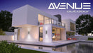 Outdoor Wall Light Avenue Lighting AV9893-SLV Avenue Outdoor 12"H Up/Down 3000K LED Wall Sconce in Silver Avenue Lighting